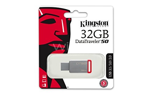 Pendrive Kingston DataTraveler 32GB USB 3.0 tipo llave