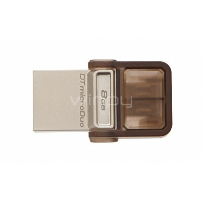 Memoria USB de 8 GB Kingston DTDUO/8GB - marrón