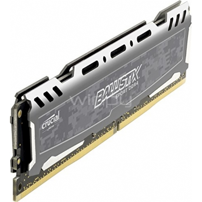 Memoria RAM Ballistix Sport LT de 4GB (2400MHz, DDR4, GREY, DIMM)