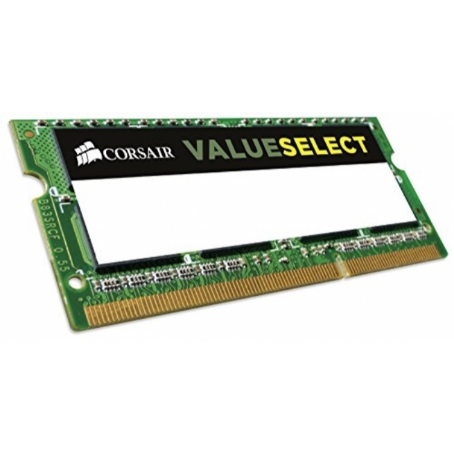 Memoria RAM Corsair Value Select de 8GB (DDR3L, 1600MHz, SODIMM, CL11)