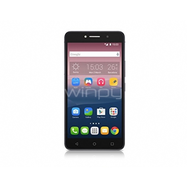 Celular Alcatel Pixi 4 6 Negro (6 pulgadas, QuadCore, 1GB Ram, 3G)