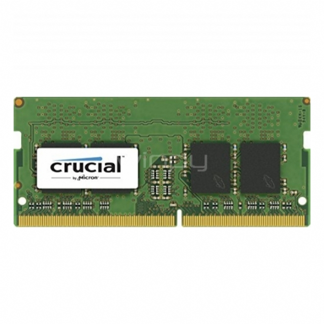 Memoria RAM Crucial de 8GB (DDR4, 2400MHz, 260pines, SODIMM)
