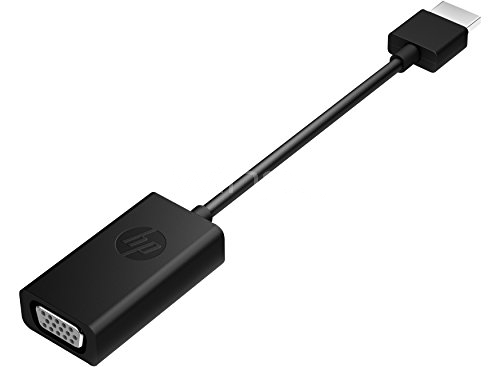 Cable HP  adaptador HDMI a VGA - (HDMI, VGA, Macho/hembra, Negro)