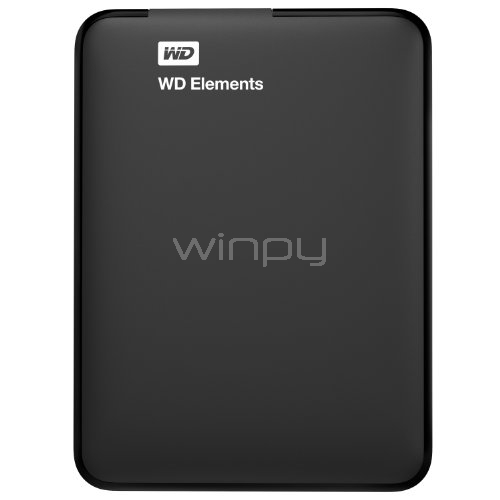 Disco duro externo portátil WD Elements de 3 TB (USB 3.0 - Negro)