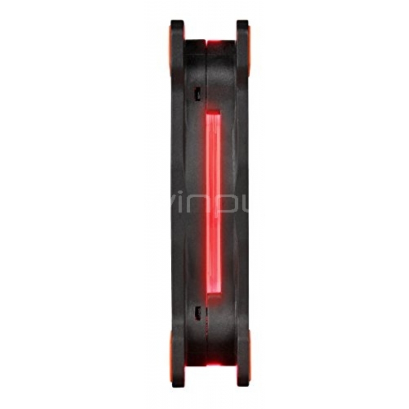 Ventilador Thermaltake Riing 12 LED (120 mm, rojo)