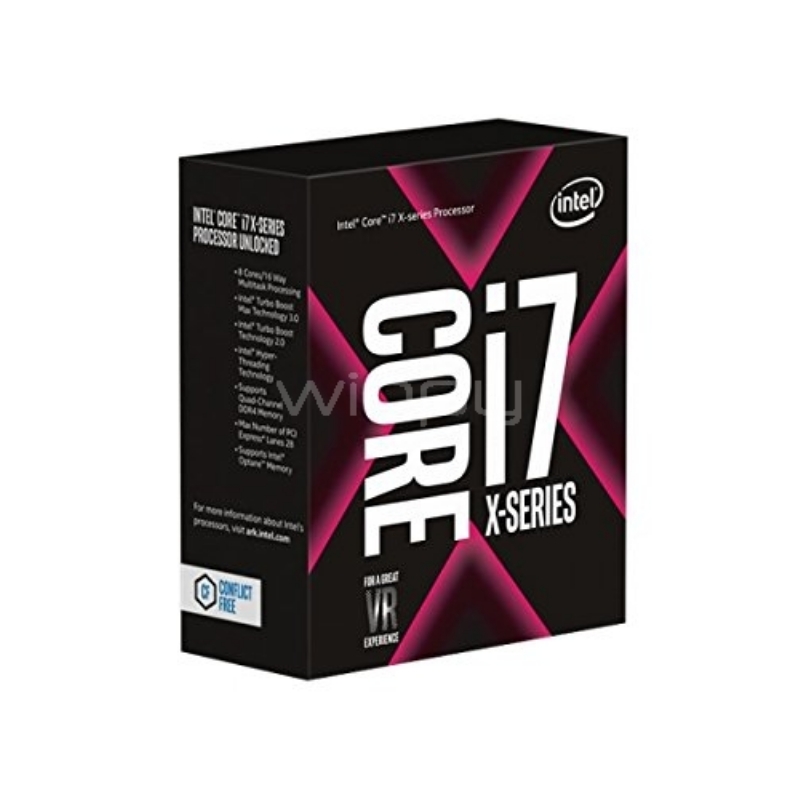 Procesador Intel Core i7-7800X X-series (LGA2066, 3,5 Ghz, HexaCore, UNLOCKED)