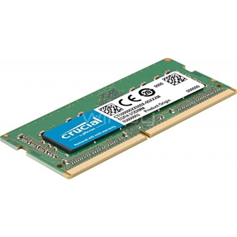 Memoria RAM Crucial para Mac de 16GB (DDR4, 2400MHz, SODIMM)