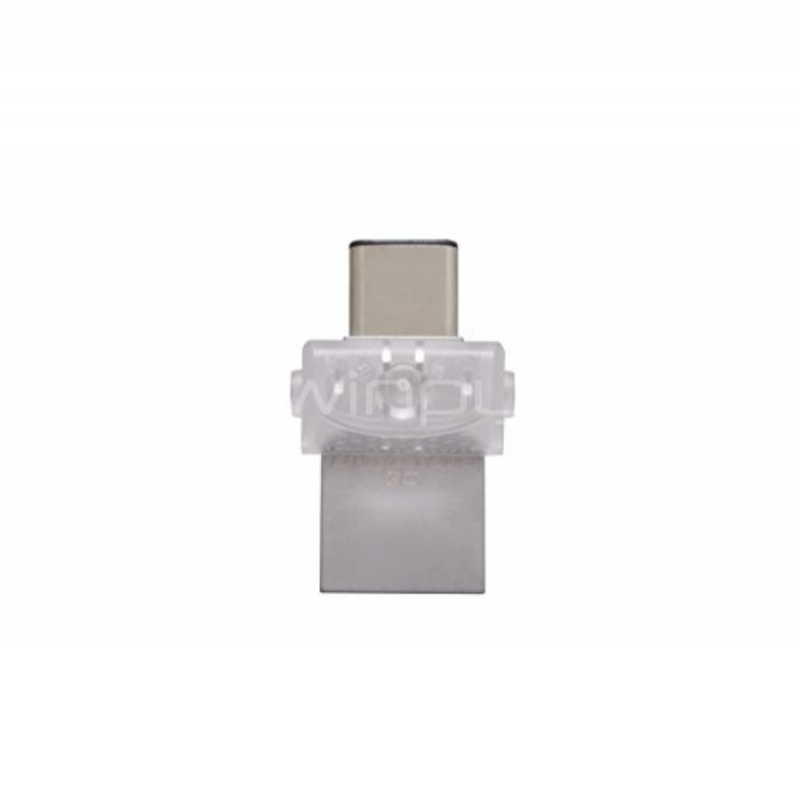 Pendrive Kingston DataTraveler microDuo de 128GB (USB 3.0 + USB tipo C)