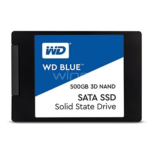 Disco estado sólido Western Digital Blue de 500GB (SSD, SATA)