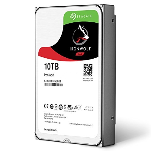 Disco duro Seagate IronWolf  de 10TB para sistemas Bay 1-8 NAS (Formato 3.5)