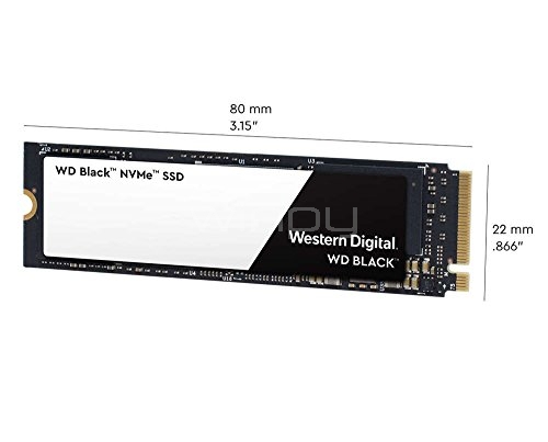 Unidad de estado sólido Western Digital Black de 250GB (NVMe, 3D NAND, 3000 MB/s)