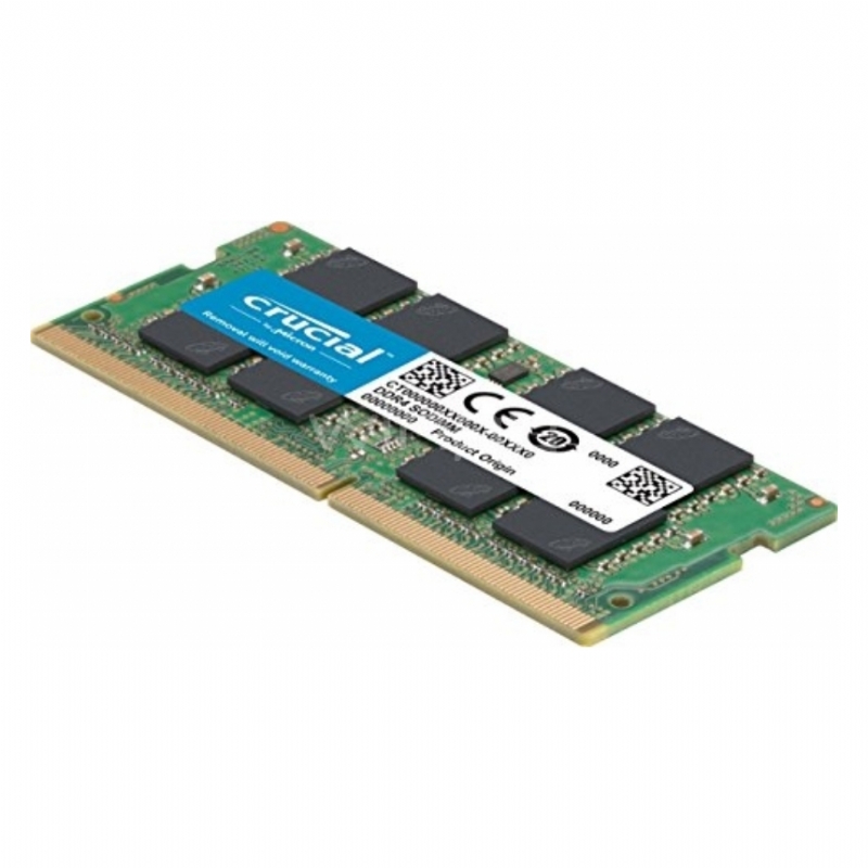 Memoria Crucial CT8G4SFD824A - RAM de 8 GB (DDR4, 2400 MT/s, PC4-19200, Dual Rank x8, SODIMM, 260-Pin)