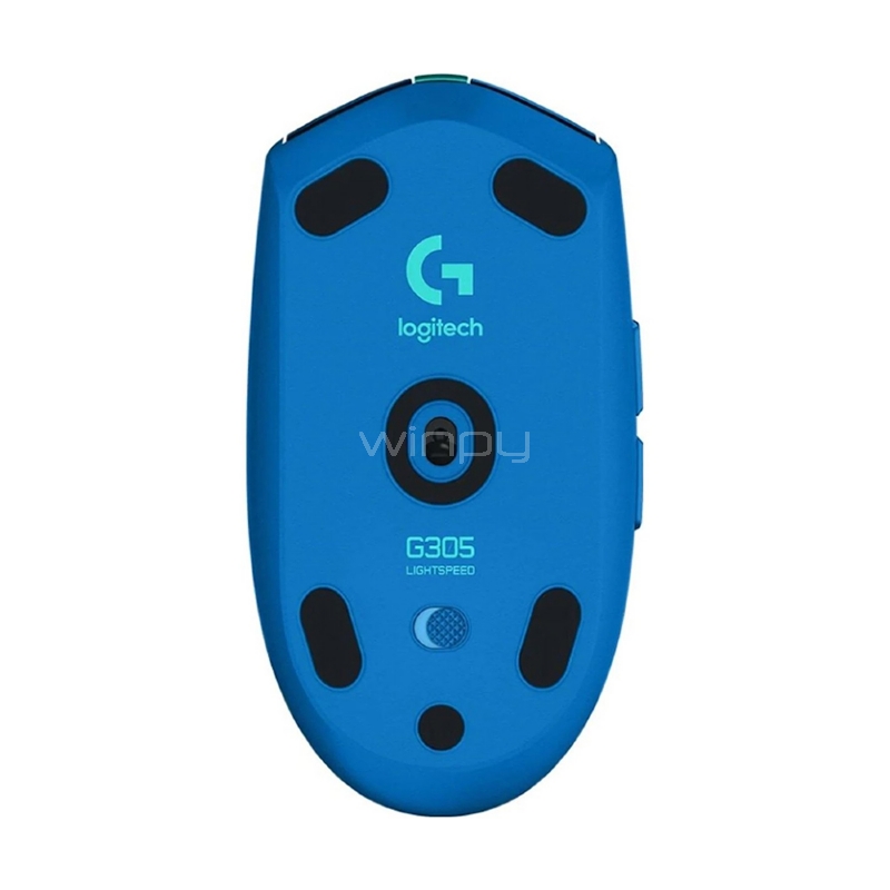 Mouse Gamer Logitech G305 Lightspeed (Inalámbrico, 1ms, 12.000dpi, 6 botones, Azul)