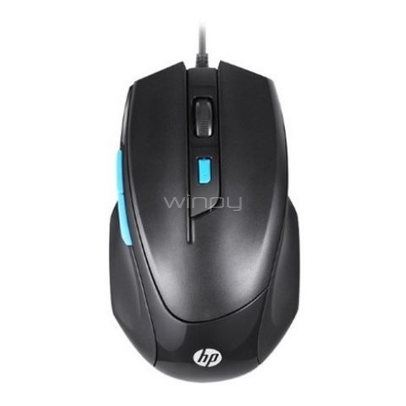 Mouse Gamer HP M150 (2000dpi, 5 botones, Negro)