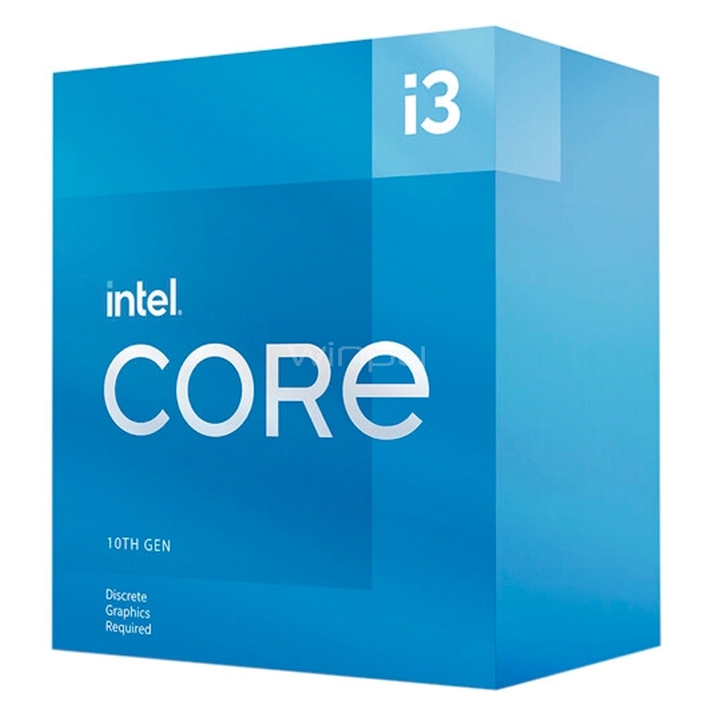 Procesador Intel Core i3-10105F Comet Lake (LGA1200, 4 Cores, 8 Hilos, Sin Video)