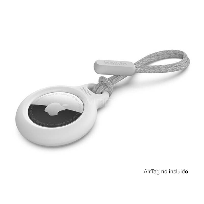 Llavero Belkin para Apple AirTag Loop (Blanco)