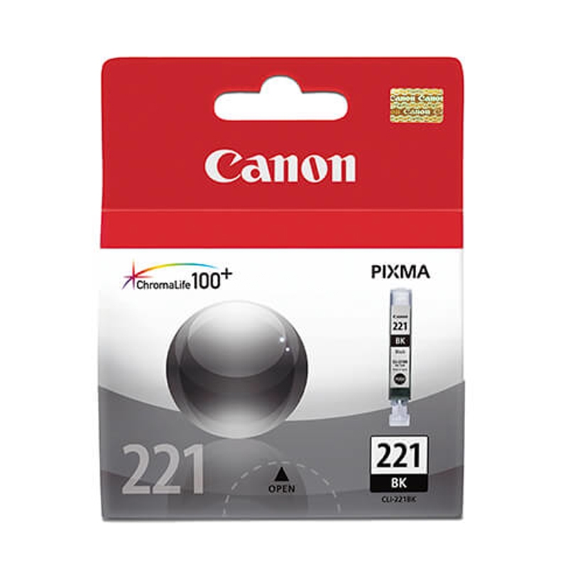 Cartucho De Tinta Canon CLI 221 Negro 2946B016AA Winpy Cl