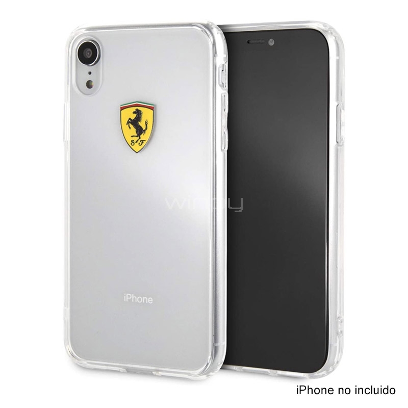 Funda Ferrari FESTRHCPI61TR para iPhone XR (Trasparente)