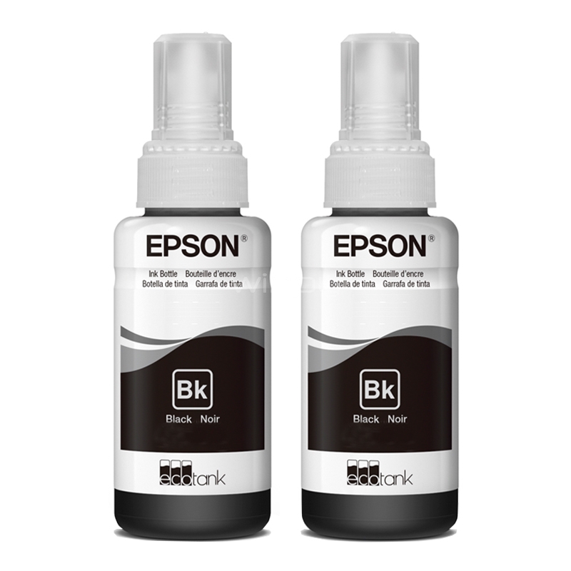 Pack Botellas Epson T664120-AL  EcoTank (Negro)