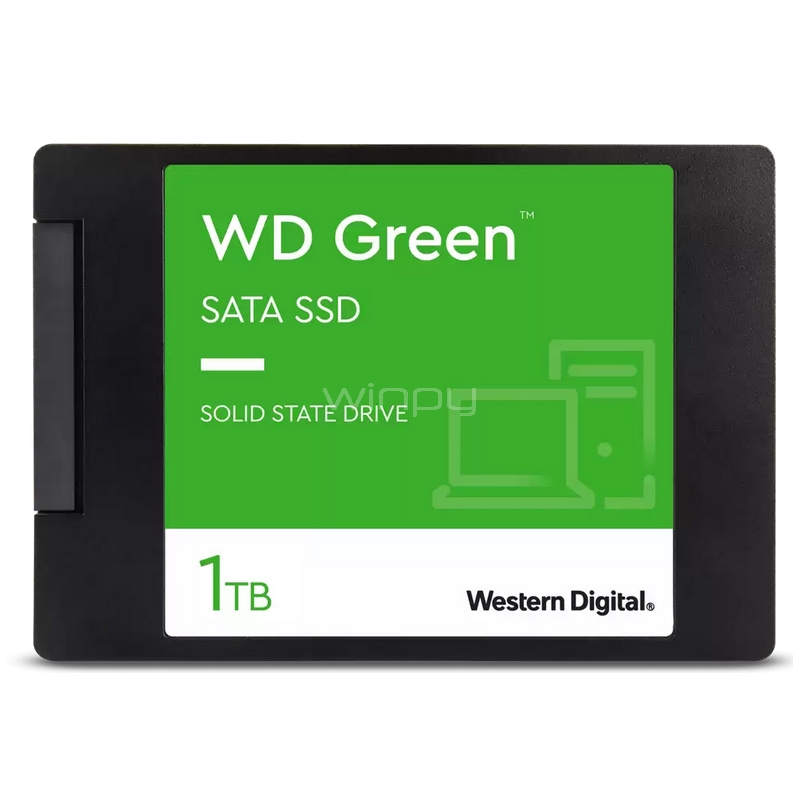 Disco de estado Sólido Western Digital Green de 1TB (SSD, hasta 545MB/s)