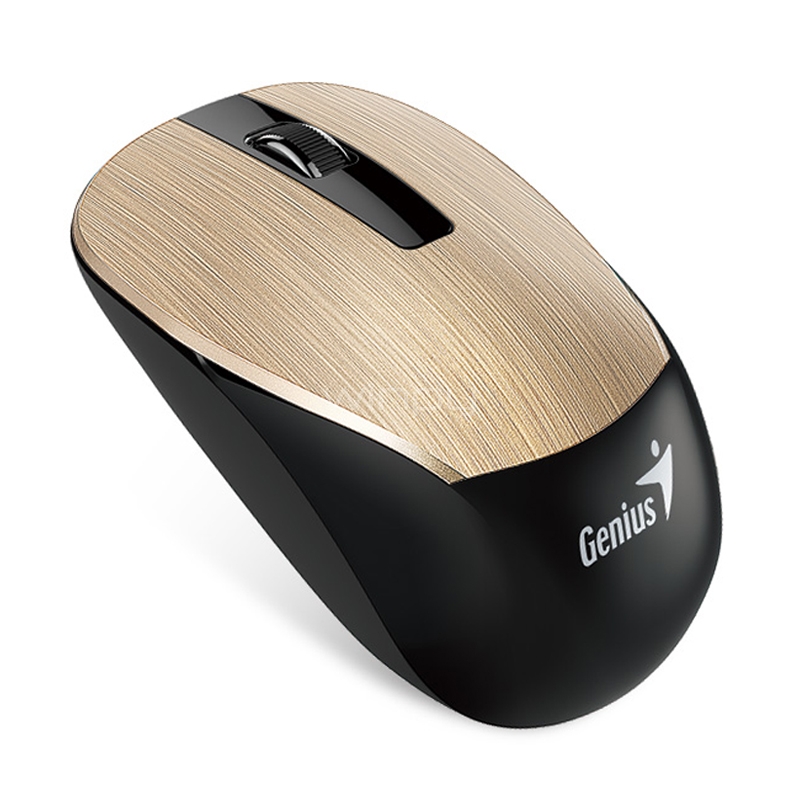 Mouse Genius NX-7015 Inalámbrico (1600 dpi, Dongle USB, Gold)