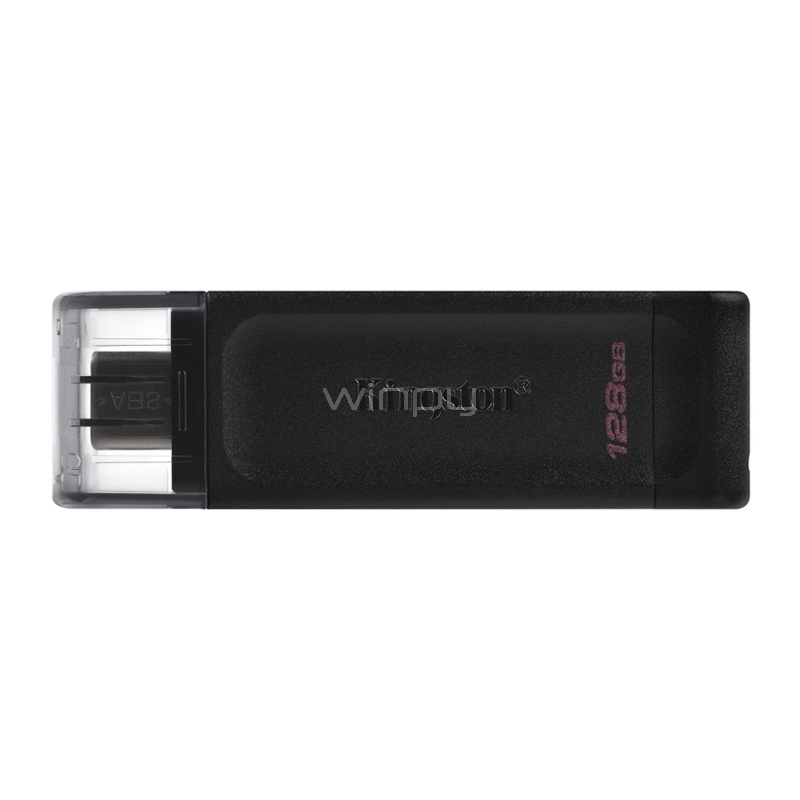 Pendrive Kingston DataTraveler 70 de 128GB (USB-C, Negro)