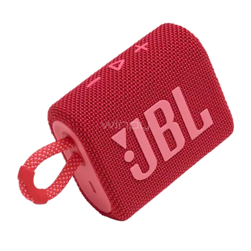 Parlante Bluetooth JBL Go 3 (4.2 Watts, IP67, Rojo)
