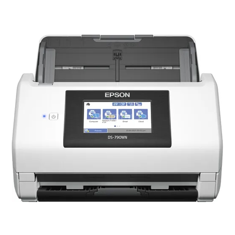 Escáner Epson DS-790WN (ADF, 45ppm/90ipm, 1200dpi, Wi-Fi/USB/LAN)