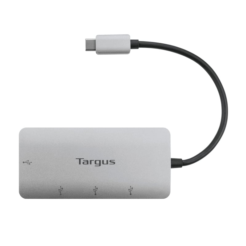 HUB Targus ACH226BT USB-C (USB 3.2 Gen 1, USB-A x4, Plateado)