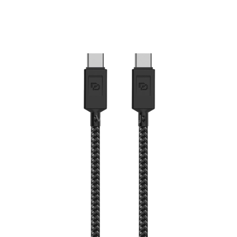 Cable USB-C a USB-C Dusted Rugged de 1.5 metros (USB 3.2, Negro)