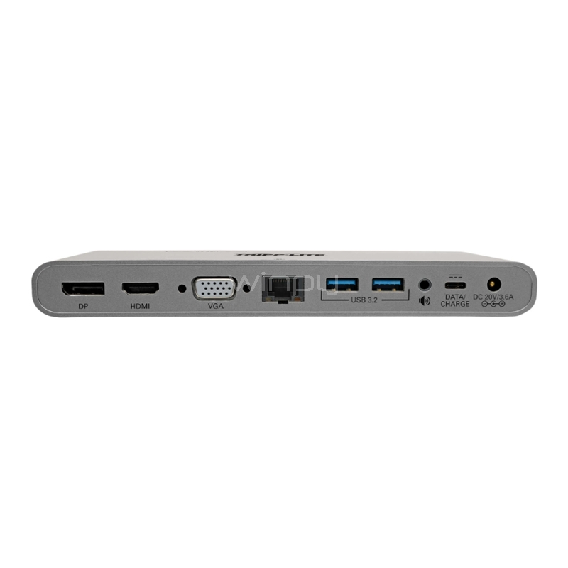 Estación de Acoplamiento Tripp Lite USB-C (USB-A, D-Port, HDMI, VGA, LAN, Audio, 100W)