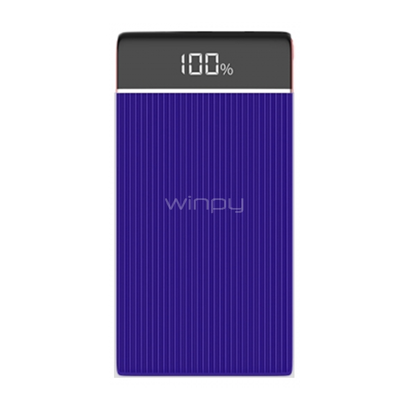 Batería Externa Wesdar S99 de 10.000 mAh (USB-A x2, Azul)
