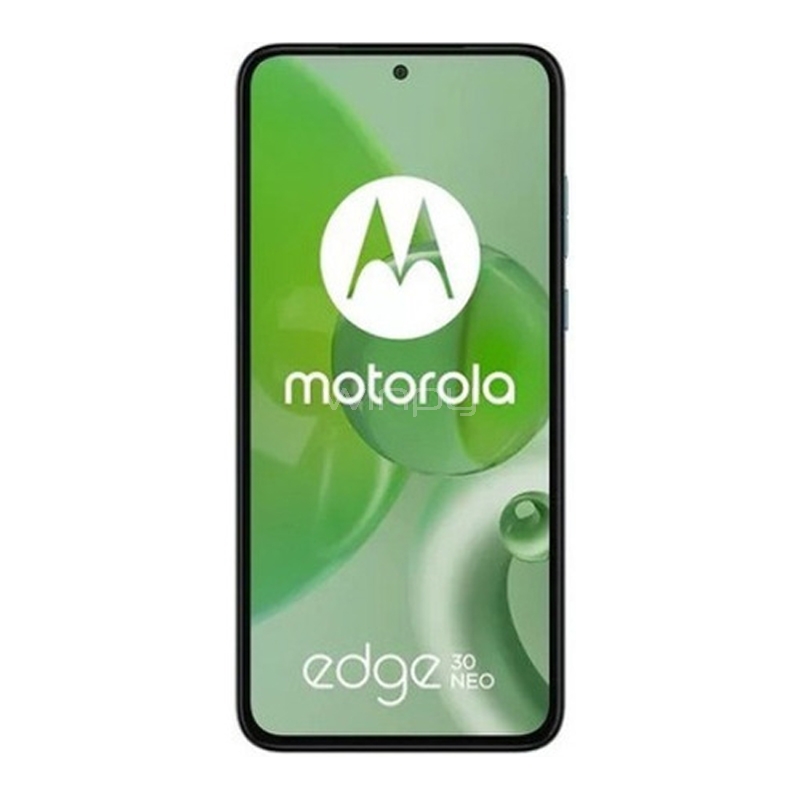 Celular Motorola Edge 30 Neo 5G de 6.28“ (OctaCore, 8GB RAM, 128GB Internos, Green)