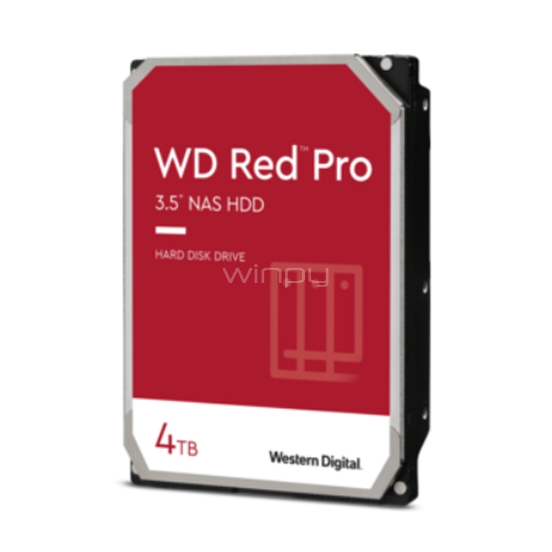 Disco Duro Western Digital RED PRO de 4TB (3.5“, SATA, 7200rpm, 256MB)
