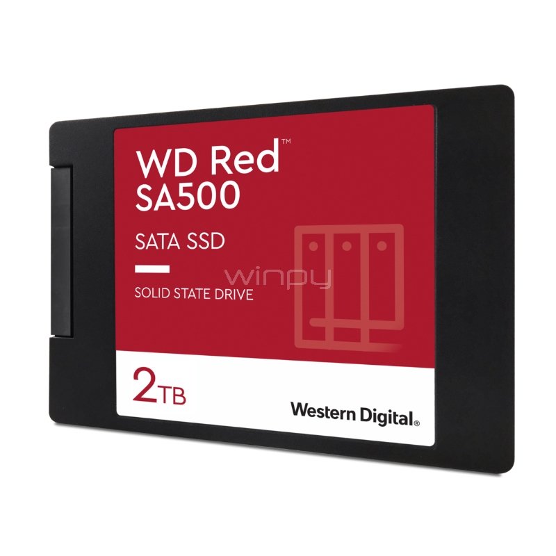 Disco SSD Western Digital Red SA500 de 2TB (2.5“, SATA, NAND 3D)