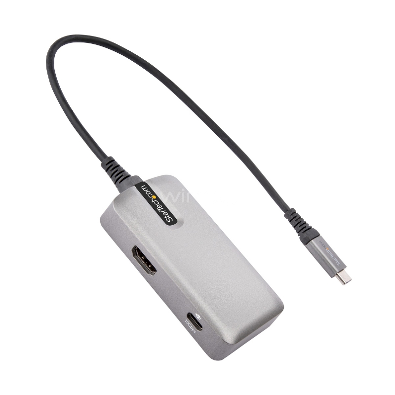 Adaptador Multipuerto HUB StarTech USB-C (USB-A, USB-C, HDMI, PD 100W)
