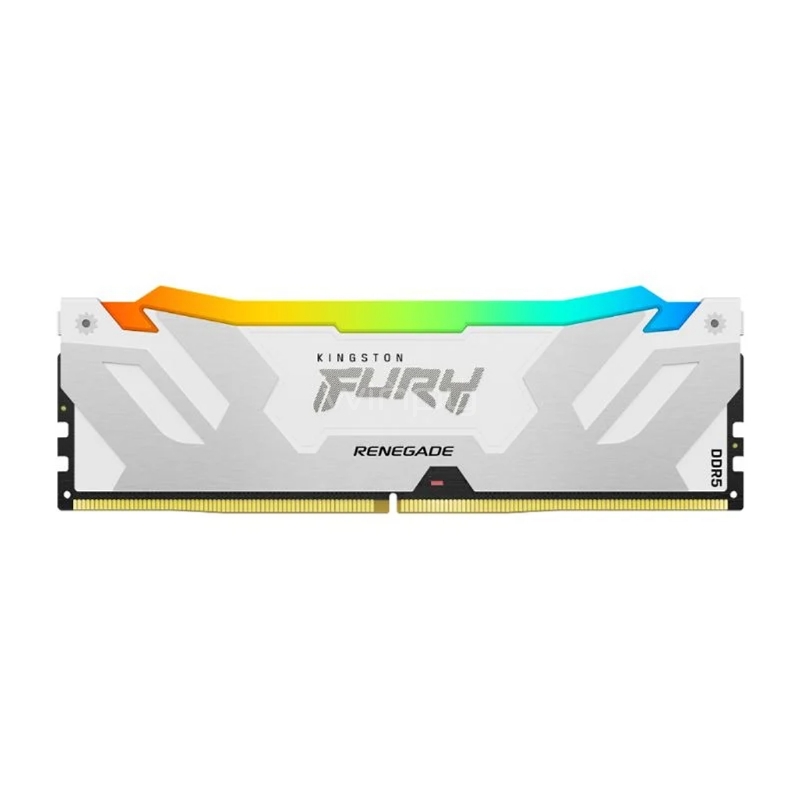 Memoria Kingston FURY Renegade White RGB de 16GB (DDR5, 7200MHz, CL38, 1.45V, DIMM)