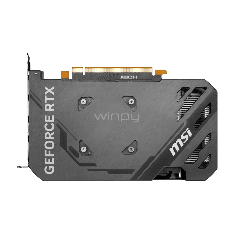 Tarjeta de Video MSI Geforce RTX 4060 VENTUS 2X BLACK OC de 8GB GDDR6