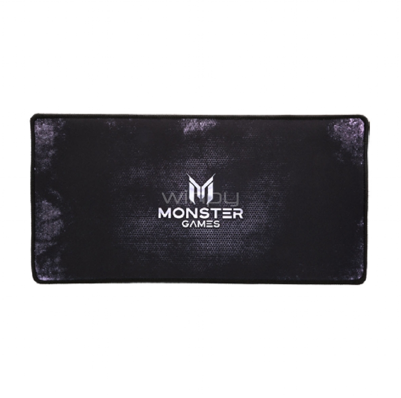 Mouse Pad Monster Games Magic (40 x 20 cm, Microfibra, Negro)