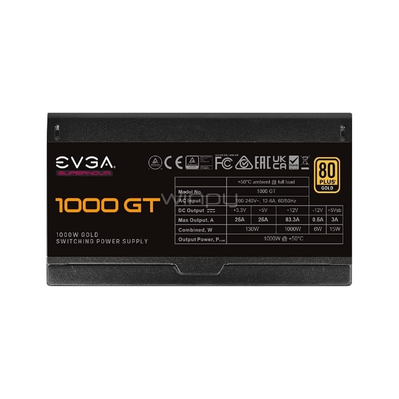 Fuente De Poder Evga Supernova Gt De W Gt X Winpy Cl