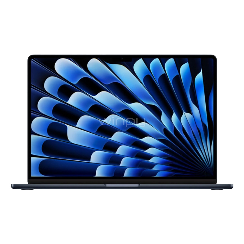 Apple MacBook Air de 15.3“ (Chip M2, 8GB RAM, 256GB SSD, 2023, Midnight)