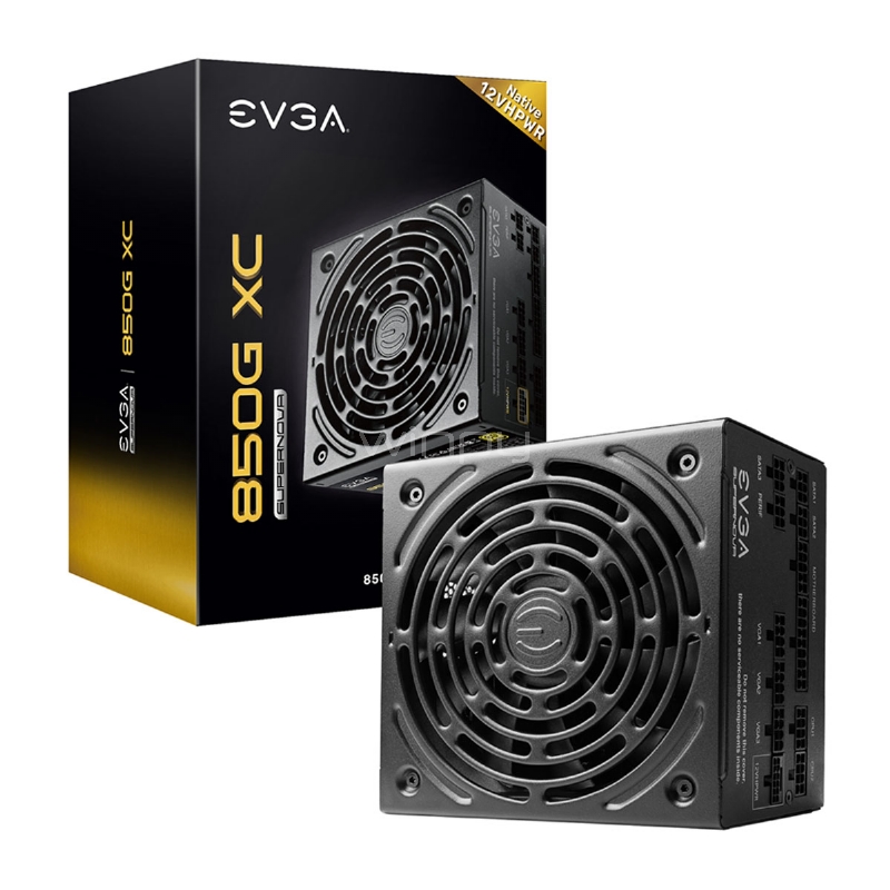 Fuente de Poder EVGA SuperNOVA 850G XC de 850W (Full Modular, Certificada 80+ Gold, ATX)