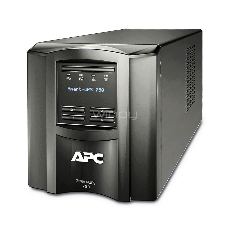 UPS APC Smart interactiva (750VA/500W, 220-240V, 6 salidas C13)