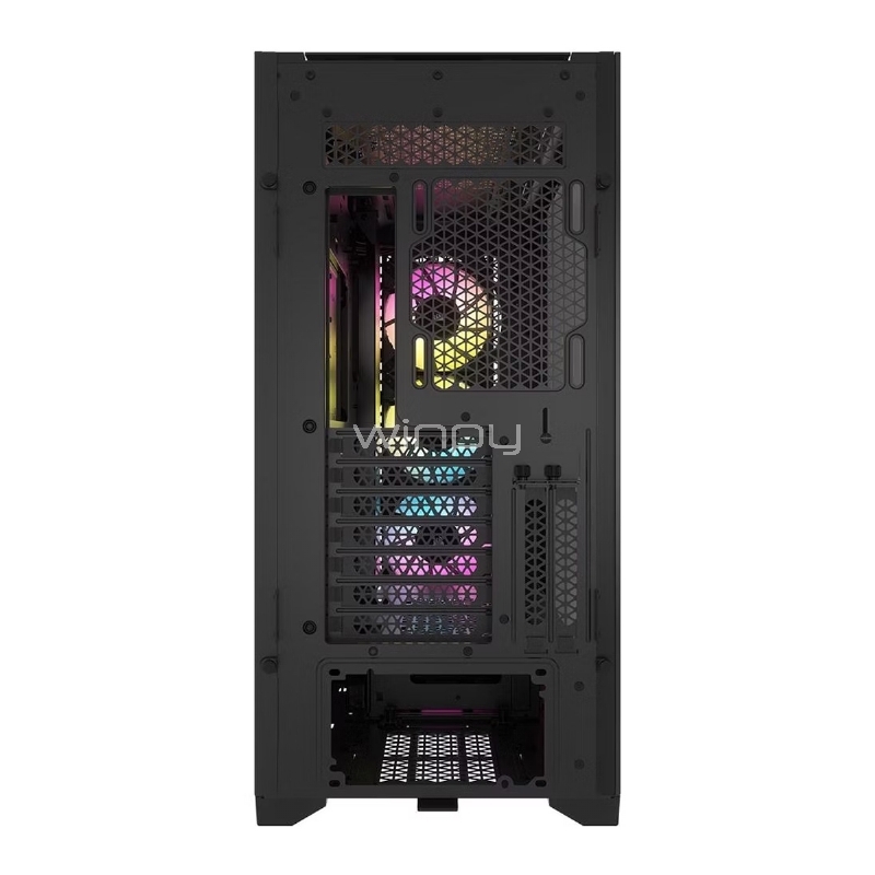 Gabinete Gamer Corsair iCUE 5000D AIRFLOW (ATX, Vidrio Templado, Controlador RGB, 3 ventiladores)