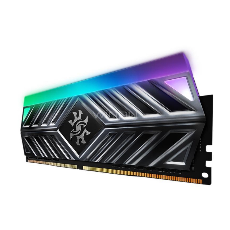 Memoria RAM XPG SPECTRIX D41 de 16GB (DDR4, 3200MHz, CL16, DIMM)
