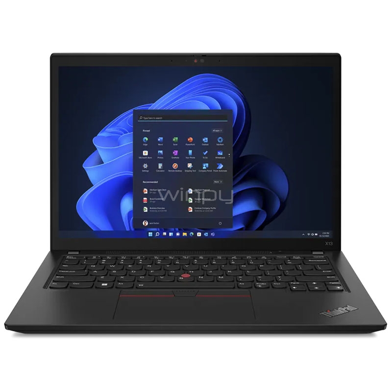 Notebook Lenovo ThinkPad X13 Gen3 de 13.3“ (i5-1245U, 16GB DDR5, 512GB SSD, Win11 Pro)