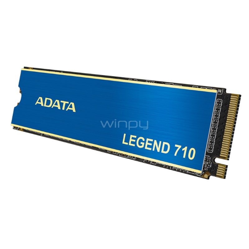 Unidad de Estado Sólido ADATA Legend 710 de 256GB (NVMe M.2, PCle 3.0, Hasta 2.400MB/s)