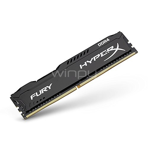 Memoria RAM HyperX FURY BLACK de 8 GB (2133 MHz, DDR4, CL14, DIMM)