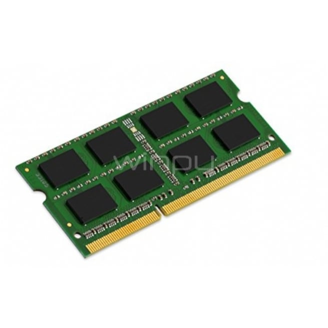 Memoria RAM Kingston DDR3 de 4GB (SODIMM, 1600MHz, CL11)