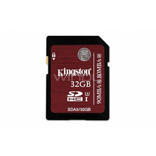 Tarjeta Kingston memoria SecureDigital 32 GB, Clase 10